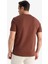 Regular Fit Bisiklet Yaka Dokulu Basic Düz Kısa Kollu Twill Tişört D7912AX25SP 6