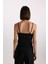 Slim Fit Dar Kesim Tül Askılı Bluz D9844AX24AU 6