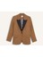 X Sorbe Oversize Geniş Kalıp Ceket Yaka Suni Deri Detaylı Düğmeli Blazer Ceket D9887AX24AU 8