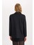 Oversize Geniş Kalıp Blazer Ceket Kruvaze Yaka Düğmeli Basic Düz Blazer Ceket C2575AX24AU 6