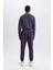 Fit Sporcu Jogger Eşofman Altı Standart Fit Basic Düz Cepli Beli Paçası Lastikli D3742AX24WN 7