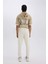Fit Sporcu Jogger Eşofman Altı Standart Fit Basic Düz Cepli Beli Paçası Lastikli D3742AX24WN 7