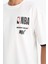 Defactofit Nba Miami Heat Oversize Geniş Kalıp Bisiklet Yaka Kısa Kollu TIŞÖRT D9866AX25SP 7