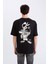 %100 Pamuk Looney Tunes Boxy Fit Bisiklet Yaka Sırt Baskılı Kısa Kollu Tişört E0328AX25SP 6