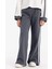 Kız Çocuk 2'li Takım Baskılı Sweatshirt Beli Lastikli Geniş Paça Eşofman Altı D9471A825SP 6