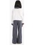 Kız Çocuk 2'li Takım Baskılı Sweatshirt Beli Lastikli Geniş Paça Eşofman Altı D9471A825SP 7