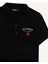 Coool Fitted Polo Yaka Baskılı Ribana Kısa Kollu Siyah Tişört D1095AX25SM 9