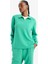 fit Oversize Geniş Kalıp Yarım Fermuarlı Modal Sporcu SWEATSHIRT D7126AX25SP 6