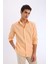 Regular Fit Polo Yaka Keten Karışımlı Yazlık Uzun Kollu Gömlek E0555AX25SM 5