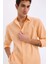 Regular Fit Polo Yaka Keten Karışımlı Yazlık Uzun Kollu Gömlek E0555AX25SM 7