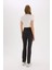 Fit Flare Fit Sporcu İnce Eşofman Altı İspanyol Paça Standart Boy Basic Düz B3988AX25SP 6
