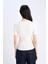 Slim Fit Dar Kesim Bisiklet Yaka Basic Düz Fitilli Kaşkorse Kısa Kollu Tişört C0097AX25SP 7