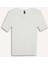 Slim Fit Dar Kesim Bisiklet Yaka Basic Düz Fitilli Kaşkorse Kısa Kollu Tişört C0097AX25SP 8