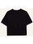 Coool Loose Fit Bisiklet Yaka Basic Düz Kalın Kumaş Kısa Kollu Siyah Tişört E0291AX25SM 8