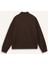 Oversize Geniş Kalıp Basic Düz Kanguru Cepli Fermuarlı Polo Yaka Sweatshirt E0741AX24WN 10