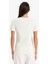Slim Fit Dar Kesim V Yaka Basic Düz Ribana Kısa Kollu Tişört I1080AZ25SP 6