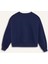 Coool Oversize Geniş Kalıp Bisiklet Yaka Kalın Basic Düz Sweatshirt A4177AX24WN 7