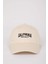 Erkek Nakışlı Pamuklu Cap Şapka D7820AX25SM 6