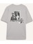 %100 Pamuk Marvel Avengers Boxy Fit Bisiklet Yaka Sırt Baskılı Kısa Kollu Tişört E0718AX25SM 9