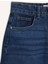 Mom Fit Yüksek Bel Paçası Katlamalı Fit Jean Şort E0924AX25SM 9