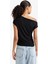 Slim Fit Dar Kesim Tek Omuzlu Kısa Kollu Tişört F8202AX25AU 7