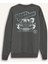 Fast & Furious Boxy Fit Bisiklet Yaka Sırt Baskılı Kalın Sweatshirt E1115AX25SP 10