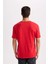 %100 Pamuk New Regular Fit Bisiklet Yaka Basic Düz Kısa Kollu Tişört E1091AXNS 6