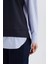 Bisiklet Yaka Çizgili Gömlek Görünümlü Sweatshirt Tunik E1393AX25SP 7