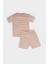 Erkek Bebek 4'lü Pijama Takımı Kısa Kollu Penye Üst Beli Lastikli Şort E1188A525HS 6