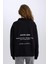 Oversize Geniş Kalıp Yarım Fermuarlı Sırt Baskılı Sweatshirt E1525AX24WN 7
