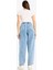 Carrot Fit Beli Lastikli Bilek Boy Jean Yıkamalı Pantolon E1686AX25SM 7