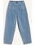Carrot Fit Beli Lastikli Bilek Boy Jean Yıkamalı Pantolon E1686AX25SM 10