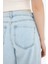 Straight Wide Yüksek Bel Düz Paça Uzun Jean Pantolon E1701AX25SM 6