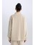 Defactofit Standart Fit Yarım Fermuarlı Skuba Dalgıç Kumaş Sporcu Sweatshırt D7120Ax25Sp 6