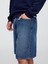 Erkek Mavi Supersoft Loose Denim Şort 3