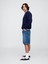 Erkek Mavi Supersoft Loose Denim Şort 4