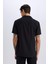 Modern Fit Yazlık Polo Yaka Basic Düz Kısa Kollu Gömlek V8406AZ25SM 6