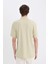 Modern Fit Polo Yaka Dokulu Penye Kısa Kollu Gömlek C4125AX25SM 6