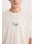 %100 Pamuk Looney Tunes Boxy Fit Bisiklet Yaka Sırt Baskılı Kısa Kollu Tişört E1871AX25SP 6