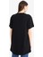 Regular Fit Bisiklet Yaka Basic Düz Kısa Kollu Siyah Tunik Tişört A8351AX25SP 6