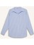 Oversize Geniş Kalıp Çizgili Oxford Uzun Kollu Gömlek D4015AX25SP 8