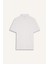 Slim Fit Dar Kesim Polo Yaka Dokulu Kısa Kollu Krinkıl Beyaz Tişört E1222AX25SM 10