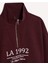 Regular Fit Yarım Fermuarlı Baskılı Sweatshirt E1849AX24WN 8