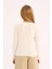 Kız Çocuk Slim Fit Dar Kesim Bisiklet Yaka Uzun Kollu Tişört D9234A825SP 7