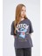 Kız Çocuk Disney Lilo & Stitch Oversize Geniş Kalıp Bisiklet Yaka Kısa Kollu Tişört E0481A825SP 7
