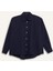 Oversize Geniş Kalıp Poplin Basic Düz Uzun Kollu Gömlek E2677AX24WN 7