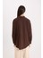 Oversize Geniş Kalıp Poplin Basic Düz Uzun Kollu Gömlek E2677AX24WN 7