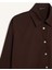 Oversize Geniş Kalıp Poplin Basic Düz Uzun Kollu Gömlek E2677AX24WN 9