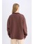 Coool Oversize Geniş Kalıp Basic Düz Sweatshirt E2433AX24WN 6