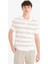 Regular Fit Polo Yaka Kısa Kollu Yumuşak Tuşeli Triko Tişört E2665AX25SP 6